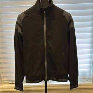 Lululemon Men's Black and Gray Track Jacket